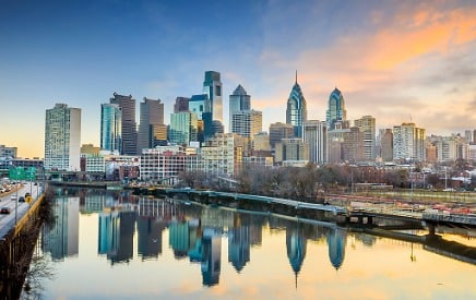 philadelphia downtown skyline