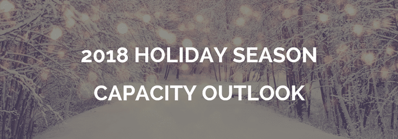 2018 holiday season capacity outlook graphic