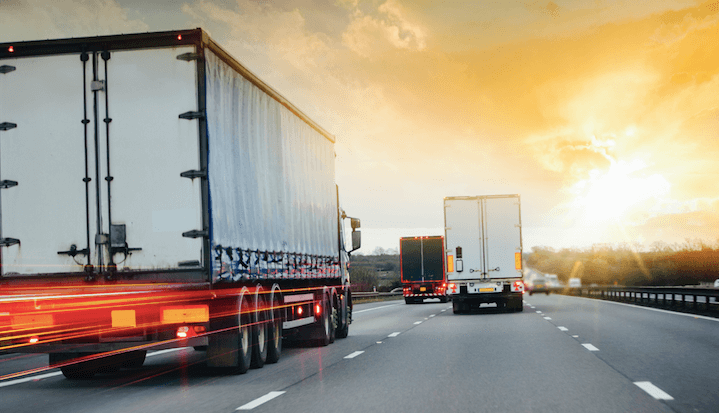 carrier trucks on highway