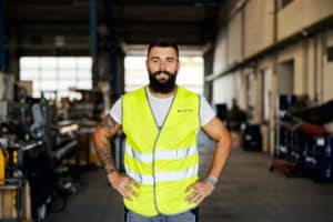 Capstone Warehouse Worker standing confidently