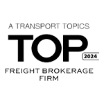 Transport Topics Top Freight Brokerage Firm Award 2024 Logo
