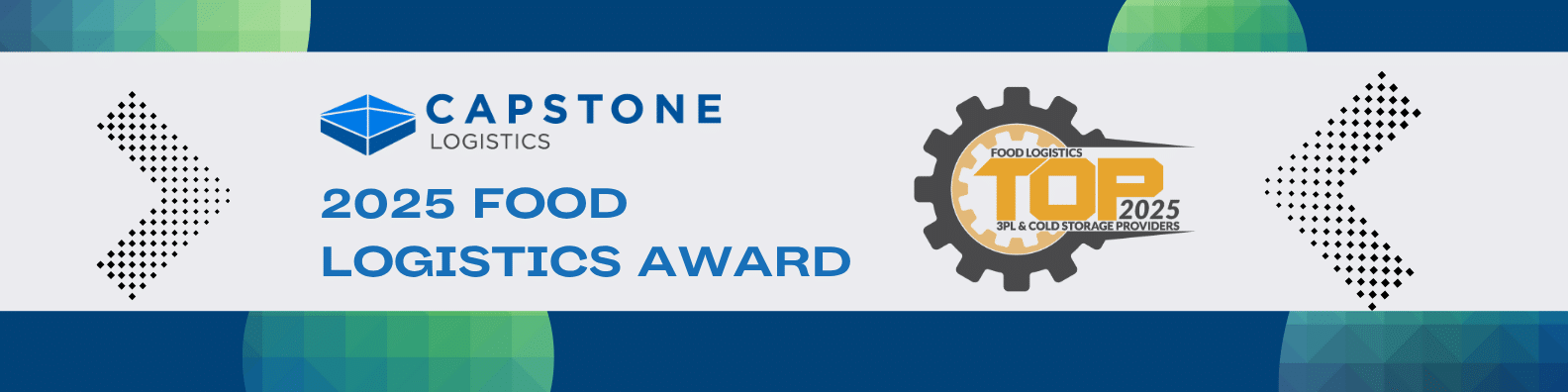 2025 Food Logistics award banner