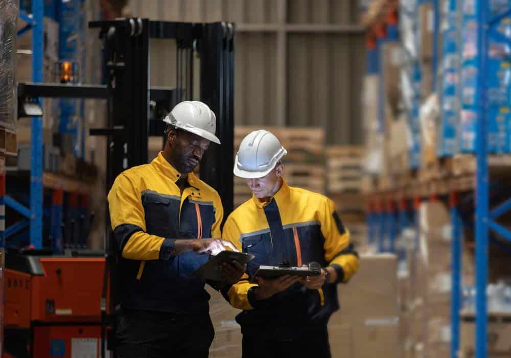 Leadership team responding to a logistics issue